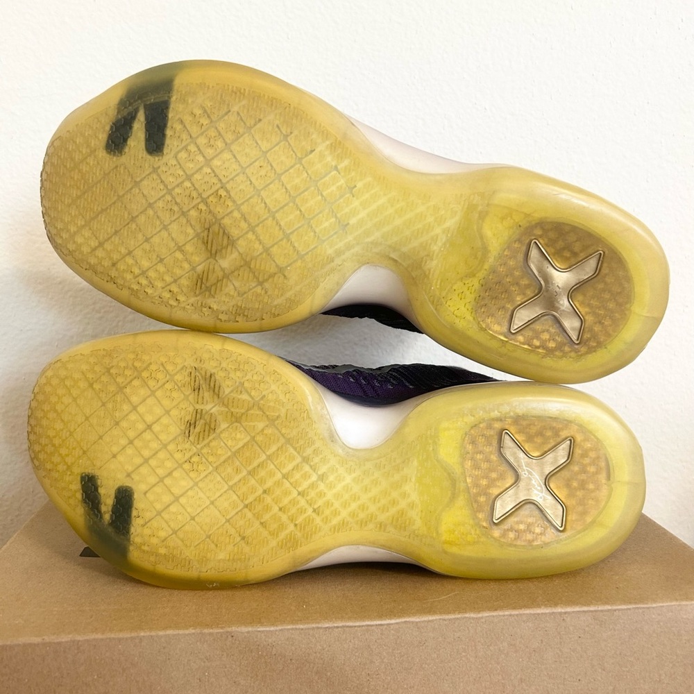 SOLD ❌ Nike Kobe 10 X Elite High Team Pack size 10 718763-505 2015 PRE-OWNED - Picture 7 of 9